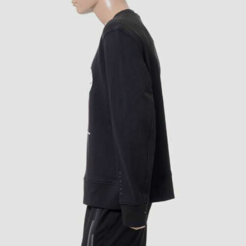 Translation missing: en.Neil Barrett Black Barrett All Cotton Basketball Sweatshirt-Size Medium
