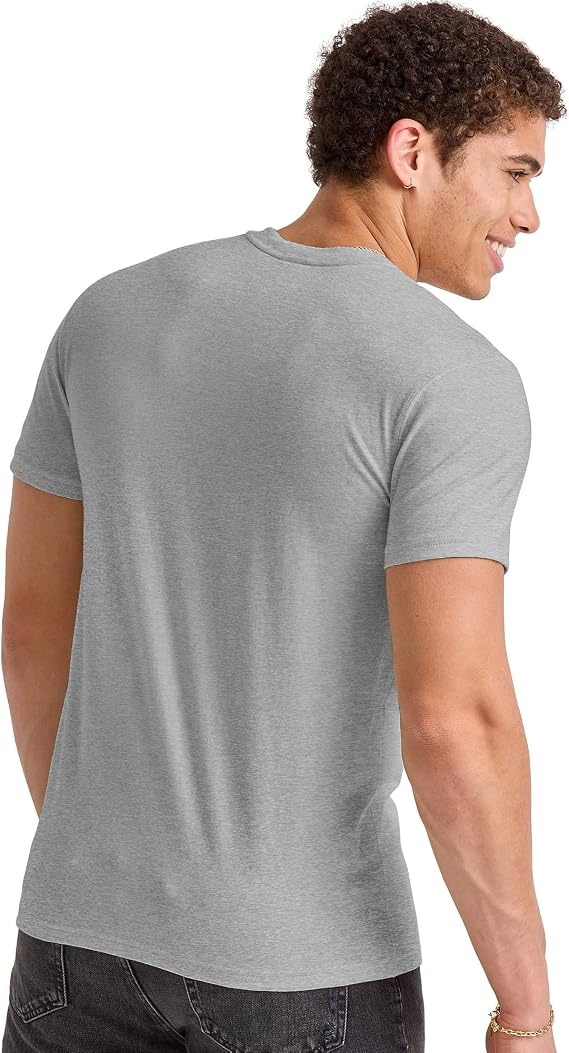 Translation missing: en.Hanes Originals Men's Tri-Blend Short Sleeve T-shirt Slate Silverstone Htr-XL