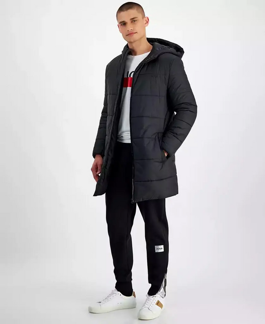 Translation missing: en.Hugo Boss Men's Lightweight Water-Repellent Big Artic Down Parka Black-XL
