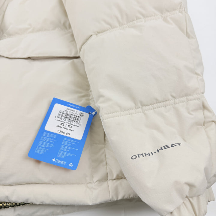 Translation missing: en.Columbia Mens Landroamer Hooded Puffer Parka Jacket Omni Heat Dark Stone-Size XL