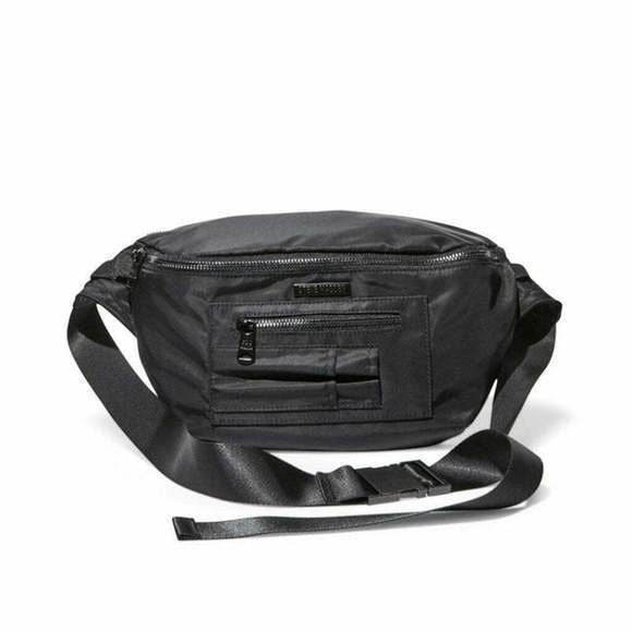Translation missing: en.Steve Madden Men's Backpack with Large Detachable Fanny Pack in Black