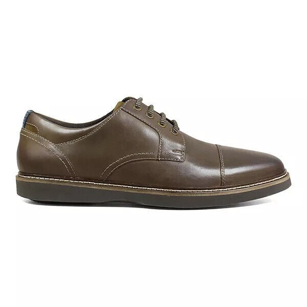 Translation missing: en.Nunn Bush Men's Ridgetop Cap-Toe Oxfords Men's Shoes in Brown-Size 7.5M