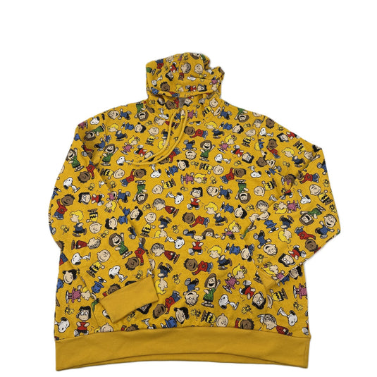 Translation missing: en.Hybrid Mens Peanuts Charlie Brown &amp; Friends Regular-Fit Fleece Hoodie Gold-Large