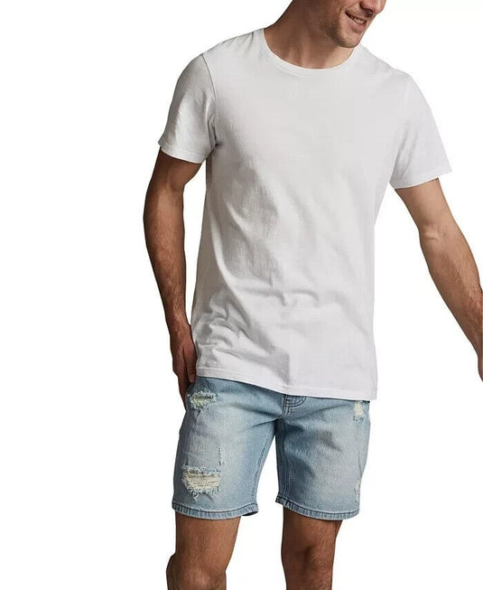 Translation missing: en.Cotton On Men Men's Straight Shorts Destroyed in Vintage Blue-Size 38