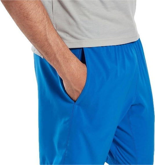 Translation missing: en.Reebok Workout Ready Shorts Vector Blue Size Medium Woven 9Inseam Reg Fit