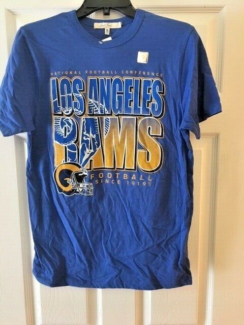 Translation missing: en.Junk Food NFC Los Angeles Rams Football Since 1919 Graphic T-Shirt Blue-Medium