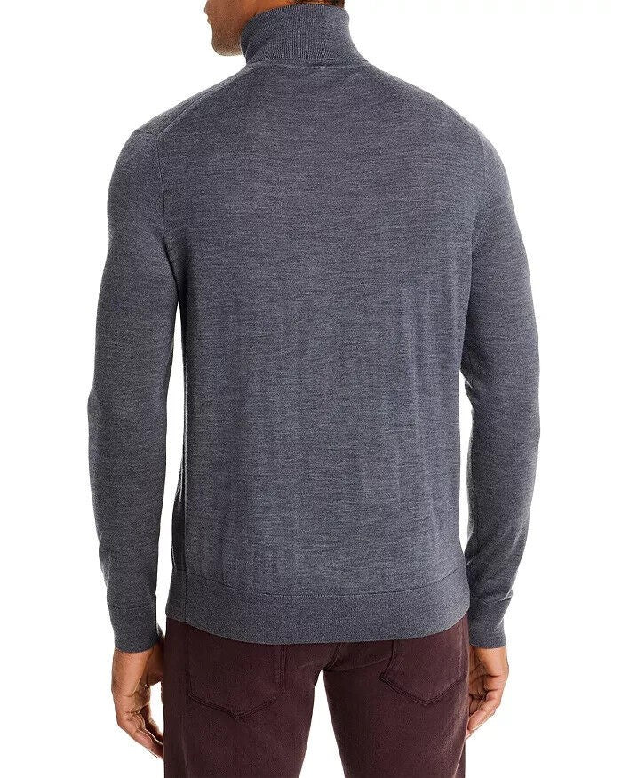 Translation missing: en.The Men's Store Designer Merino Wool Turtleneck Sweater  Med Grey-XL