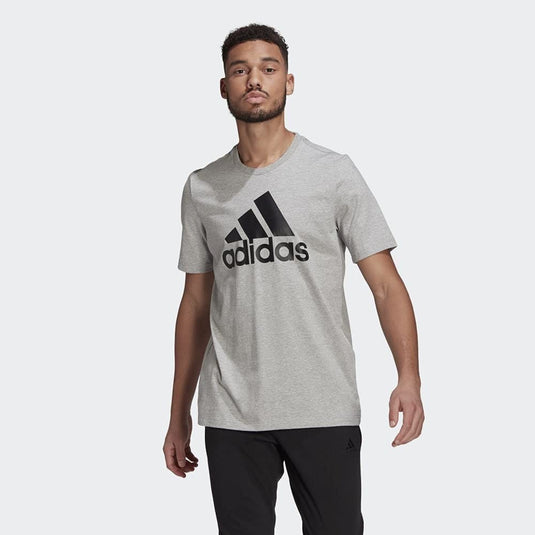Translation missing: en.adidas Men's Badge of Sport Tee, Medium Grey Heather/Black, XX-Large