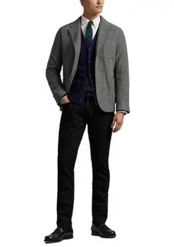 Translation missing: en.Polo Ralph Lauren Men's Modern Herringbone Sport Coat - Black-44L