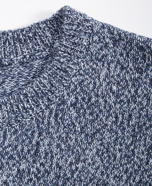 Translation missing: en.Mode of One Men's Long-Sleeve Relaxed Crewneck Sweater Blue Asphalt-Small