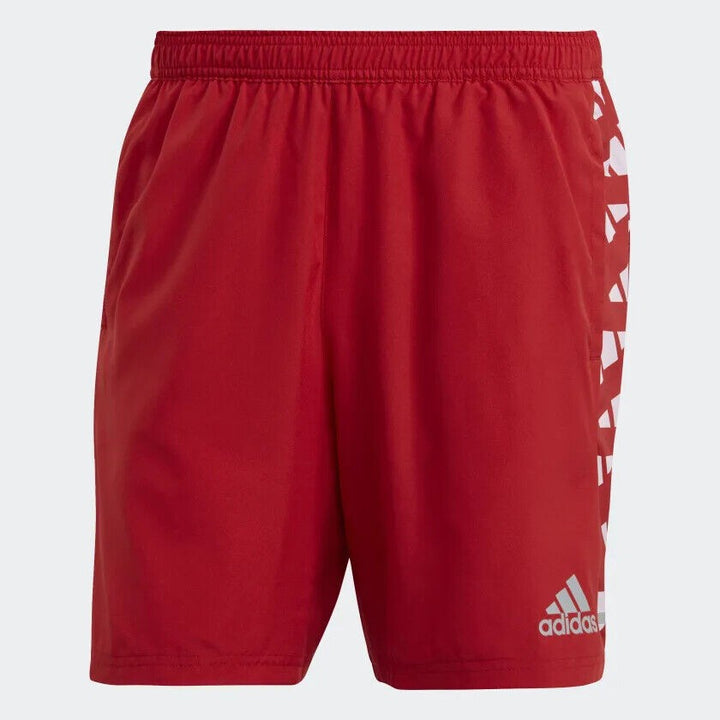 Translation missing: en.adidas Men's Men's Aeroready Own The Run Celebration Shorts Scarlet-Size 2XL