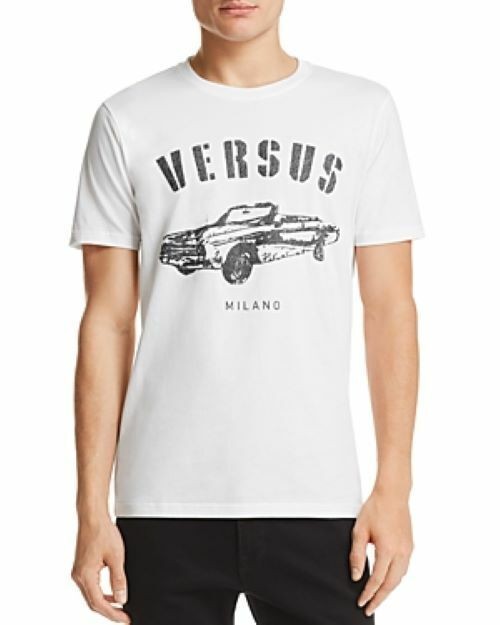 Translation missing: en.Versus Versace Car Logo Tee White + Stampa-Size Small