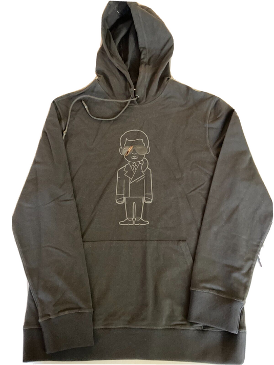 Translation missing: en.Karl Lagerfeld Paris Men's Karl With Sunglasses Hoodie in Black-Medium