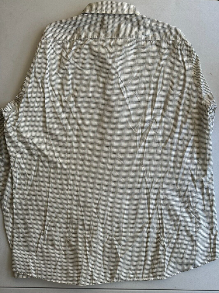 Translation missing: en.Hugo Boss Men's Lukas F Regular-Fit Shirt in Bright Green-Size 2XL