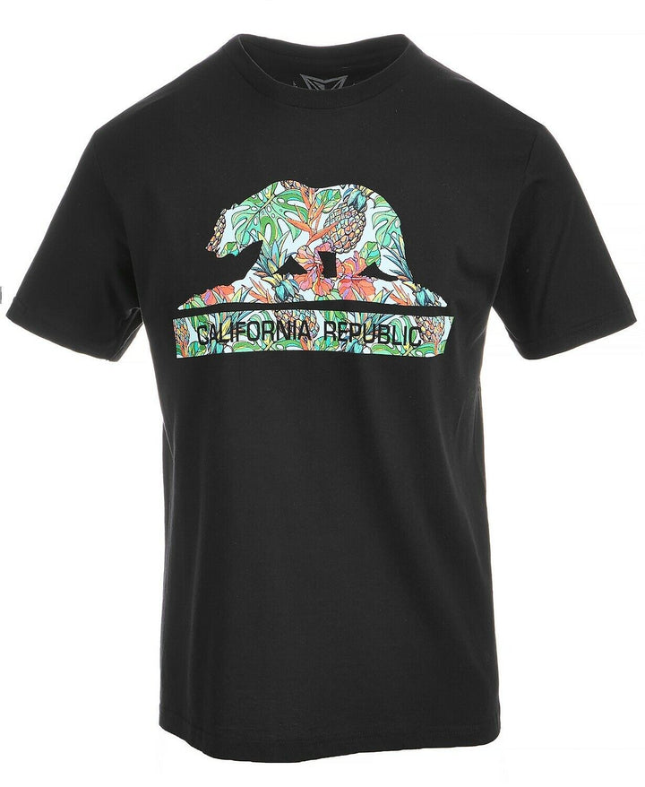 Translation missing: en.Univibe Mens Cali Tropic Printed Heathered Graphic T-Shirt Small  NWT