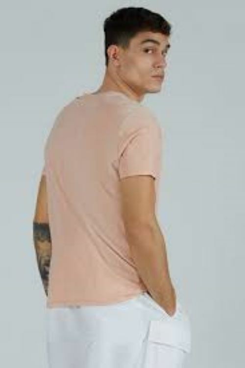 Translation missing: en.Atm Anthony Thomas Melillo Men's Classic Jersey Crew Neck Tee in Shell-2XL