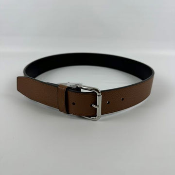 Translation missing: en.Michael Kors Mens Pebble Leather Jean Belt Brown-Size 32