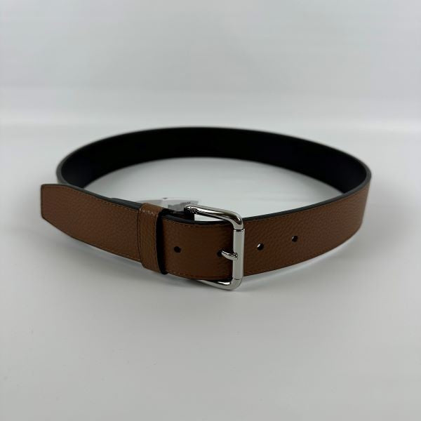 Translation missing: en.Michael Kors Mens Pebble Leather Jean Belt Brown-Size 32