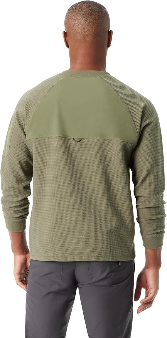 Translation missing: en.Bass Outdoor Henley T-Shirt Men's Large Green Relaxed Fit Performance Thermal