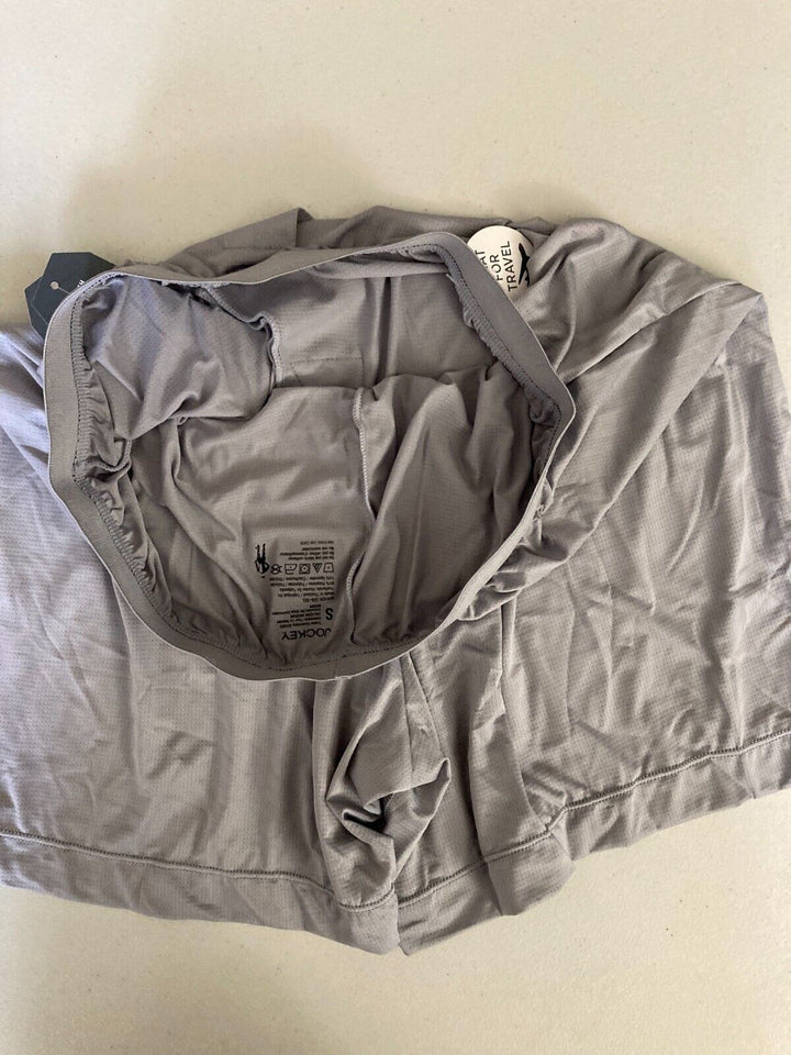 Translation missing: en.Brand Name Men's Travel Quick-Dry 4.5" Boxers in Grey-Small