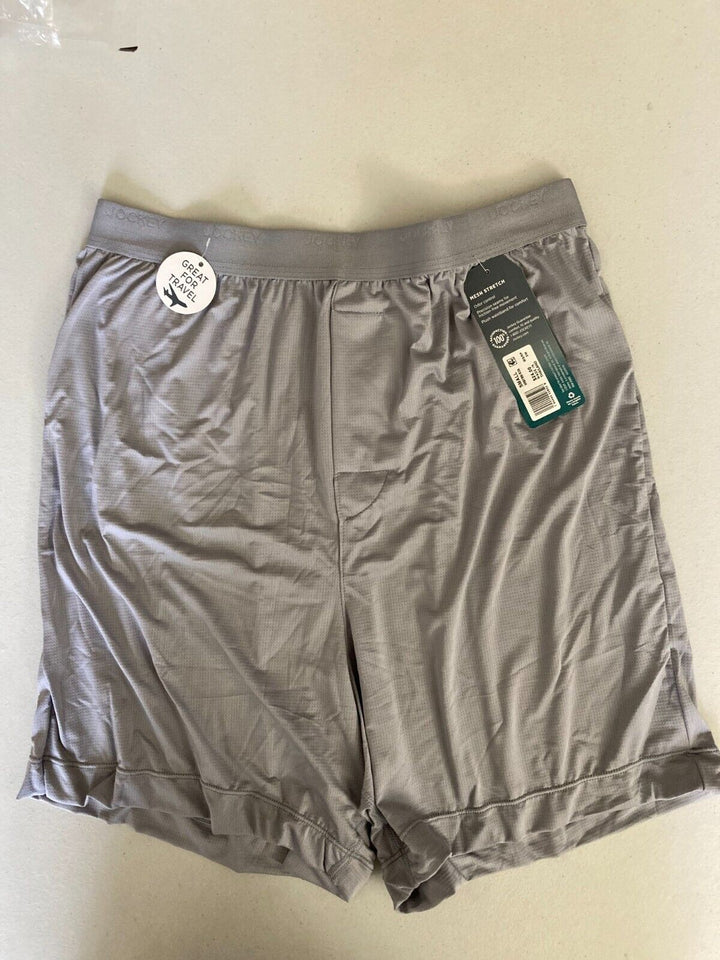 Translation missing: en.Brand Name Men's Travel Quick-Dry 4.5" Boxers in Grey-Small