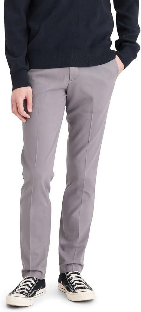 Translation missing: en.Dockers Easy Khakis Pants Burma Grey 38x32 Slim Fit Mens Stretch Comfort Waist