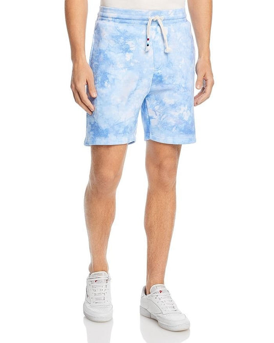 Translation missing: en.SOL ANGELES Men's Tie Dyed Tides Drawstring Shorts in Blue-XL