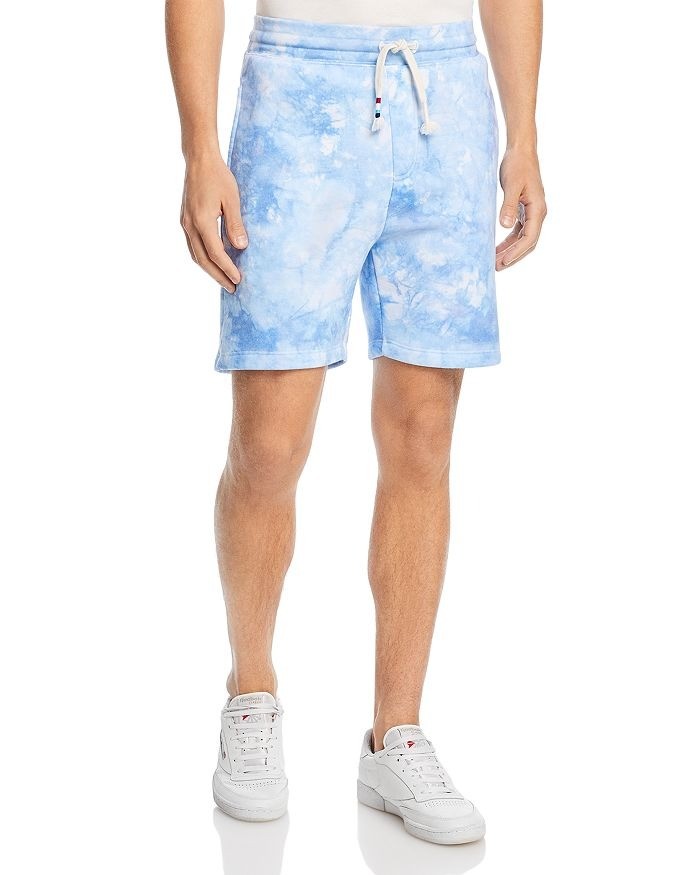 Translation missing: en.SOL ANGELES Men's Tie Dyed Tides Drawstring Shorts in Blue-XL