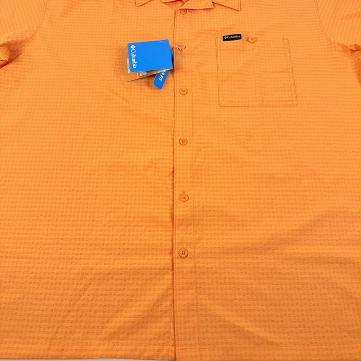 Translation missing: en.Columbia Men's Utilizer Short Sleeve Camp Shirt - Koi Orange-2XL