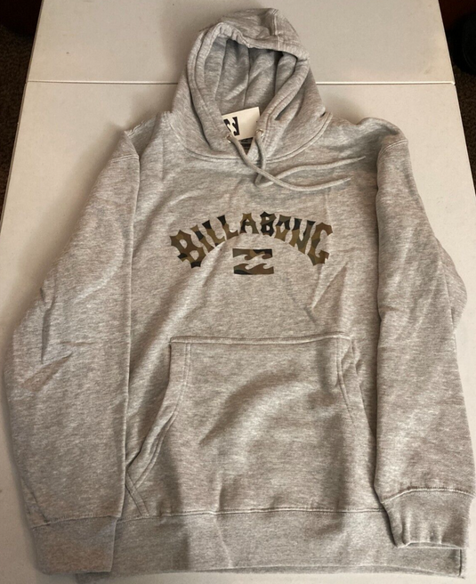 Translation missing: en.Billabong Premium Men's Arch Fill Hoodie in Gray Heather ABYFT00283-Medium