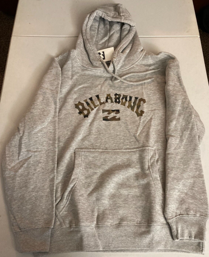 Translation missing: en.Billabong Premium Men's Arch Fill Hoodie in Gray Heather ABYFT00283-Medium