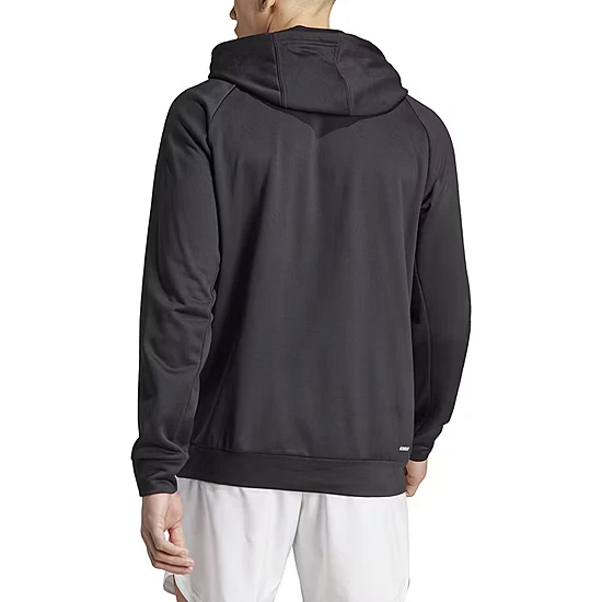 Translation missing: en.Adidas Men's Game &amp; Go Camo Big Logo Training Fleece Hoodie - Black/Grey-2XL