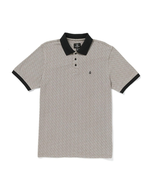 Translation missing: en.Volcom Men's Relaxed Fit Natural Stone Polo Short Sleeve Shirt in Teak-2XL