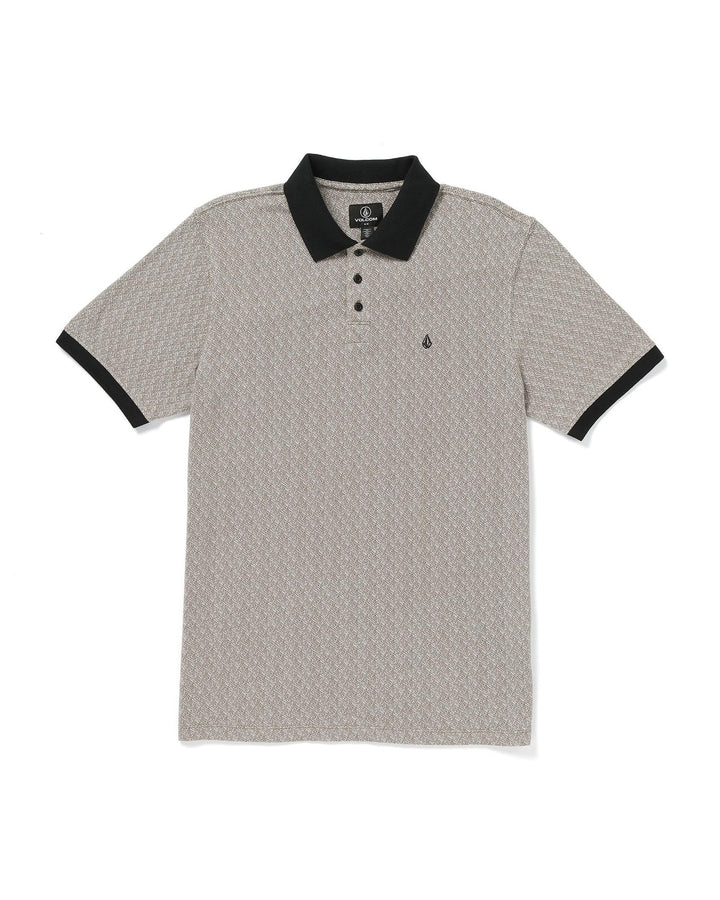 Translation missing: en.Volcom Men's Relaxed Fit Natural Stone Polo Short Sleeve Shirt in Teak-2XL
