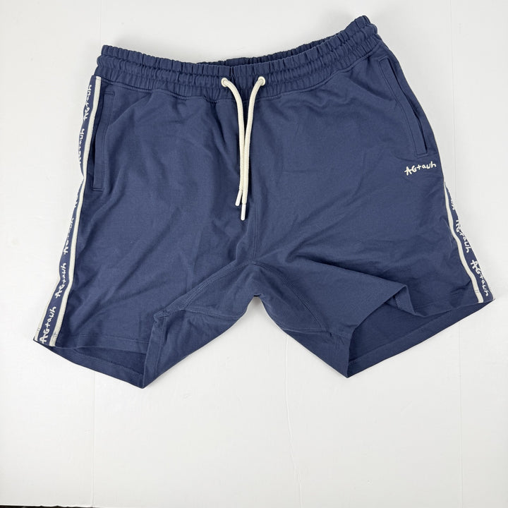 Translation missing: en.All Good Things Are Welcome Here French Terry Cotton Sweat Shorts Indigo-Large