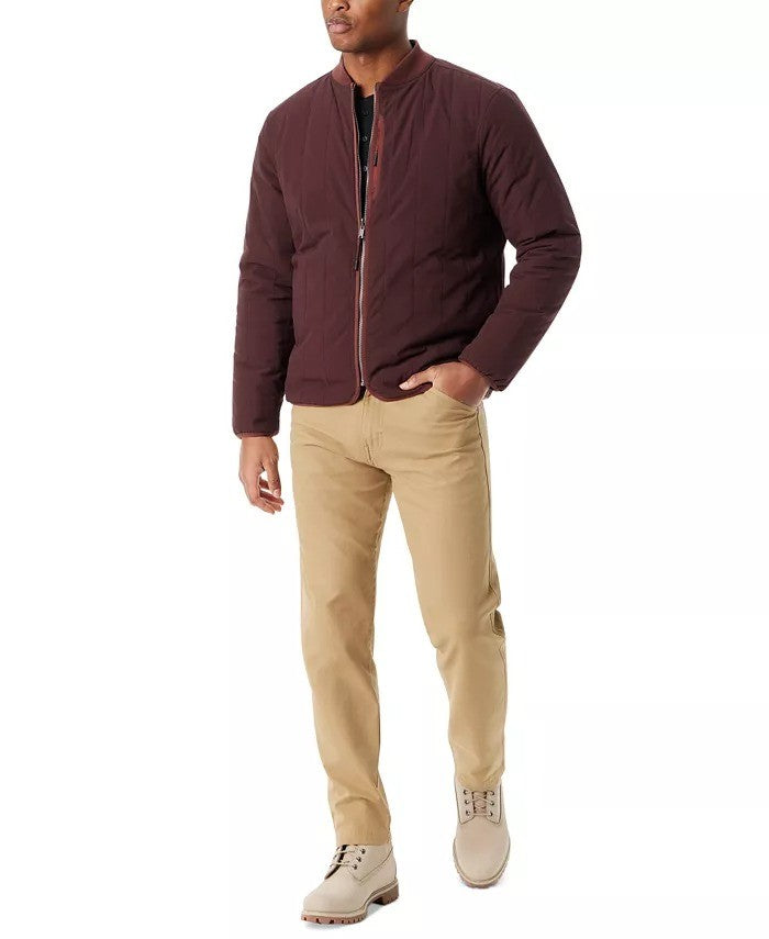 Translation missing: en.Bass Outdoor Reversible Jacket Mens 2XL Rum Raisin Zip Front Liner Warm Tech