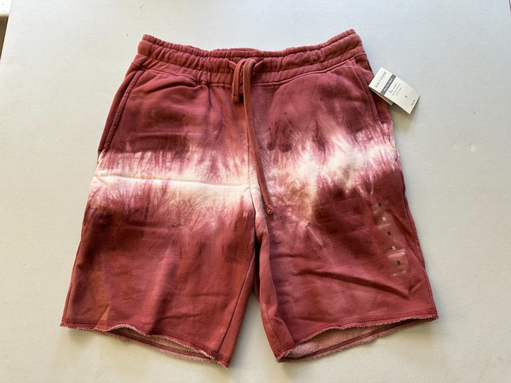 Translation missing: en.Sun + Stone Men's Regular-Fit Garment-Dyed 8" Fleece Shorts Apple Butter-Small