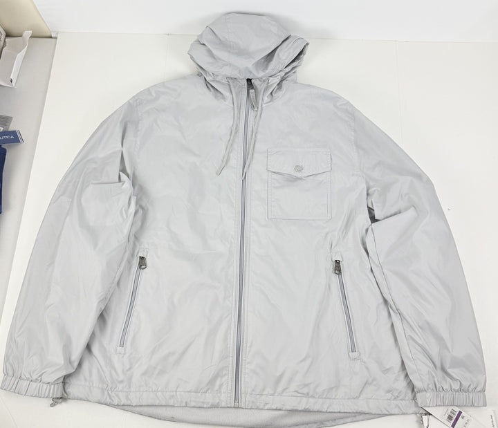 Translation missing: en.Calvin Klein Men's Polar-Fleece-Lined Windbreaker Grey-2XL