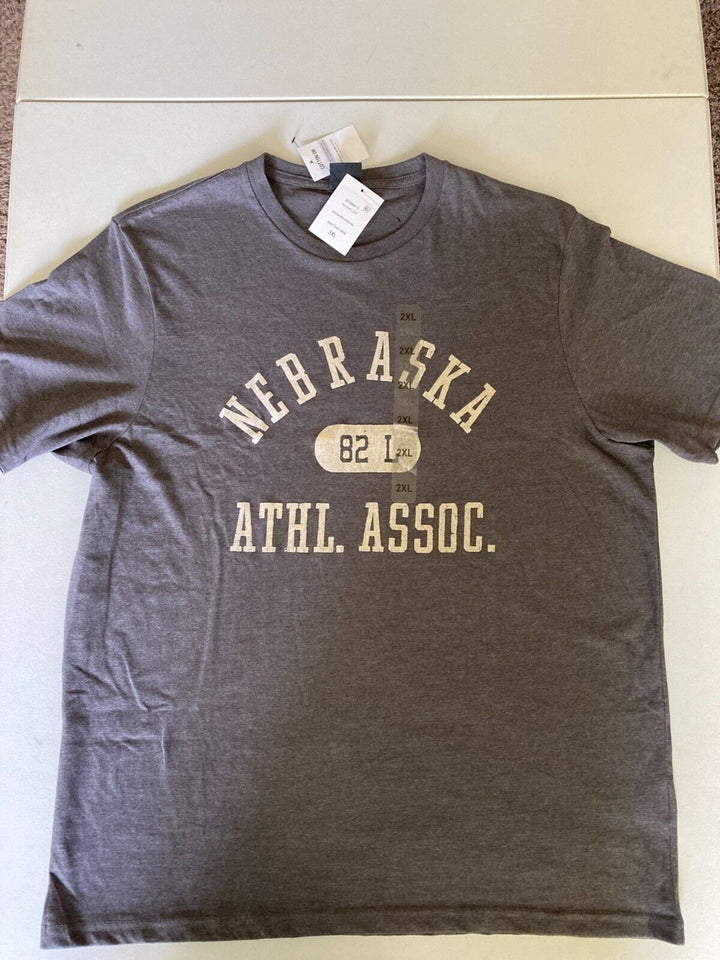 Translation missing: en.Cotton On Men-Tbar Sport T-Shirt  in Charcoal Marle/Nebraska-2XL