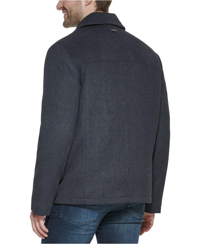 Translation missing: en.Calvin Klein Men's Wool Blend Hipster Jacket in Charcoal Grey-Small