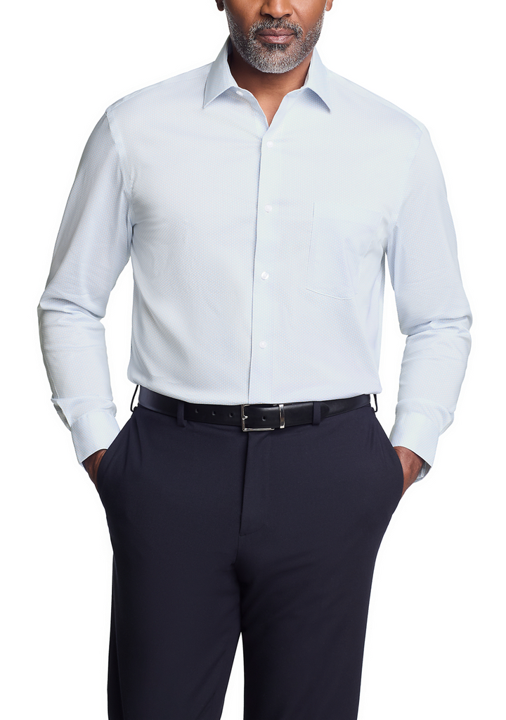 Translation missing: en.Van Heusen Men's Regular-Fit Wrinkle-Free Dress Shirt Sky Coral 16-16.5 34/35