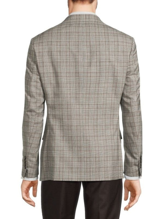 Translation missing: en.Tallia Verdello Men's Slim-Fit Wool Blend Suit Separate Jacket Cream/Brown-40R