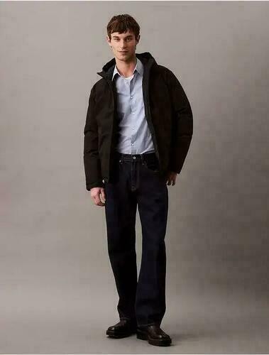 Translation missing: en.Calvin Klein Reversible Puffer Jacket Black Beauty Size Medium Down Fill Mens