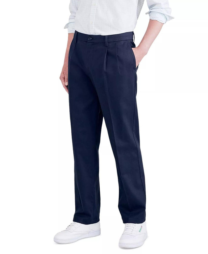 Translation missing: en.Dockers Signature Khaki Pants Navy Blaze40x29 Classic Fit Stain Defender Pleated