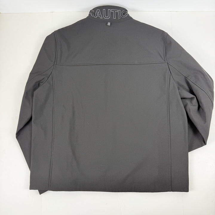 Translation missing: en.Nautica  Men's Flight Jacket Black Water &amp; Wind Resist Stretch Full Zip-XL