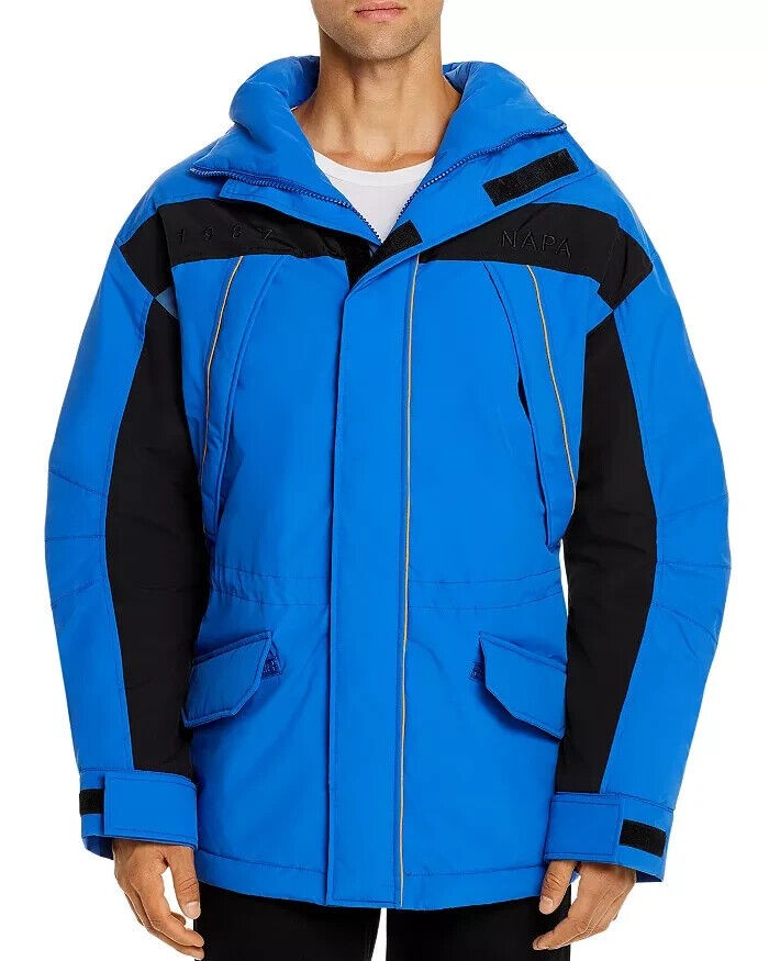 Translation missing: en.Napapijri Mens Epoch Cold Weather Short Coat in Princess Blue-Size Medium