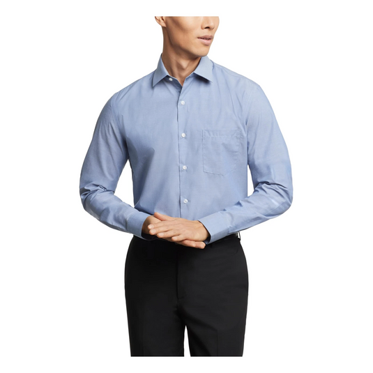 Translation missing: en.Van Heusen Mens Dress Shirt Regular Fit Stain Shield Stretch Blue-17-17.5 32/33