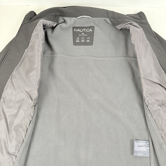Translation missing: en.Nautica  Men's Flight Jacket Black Water &amp; Wind Resist Stretch Full Zip-XL