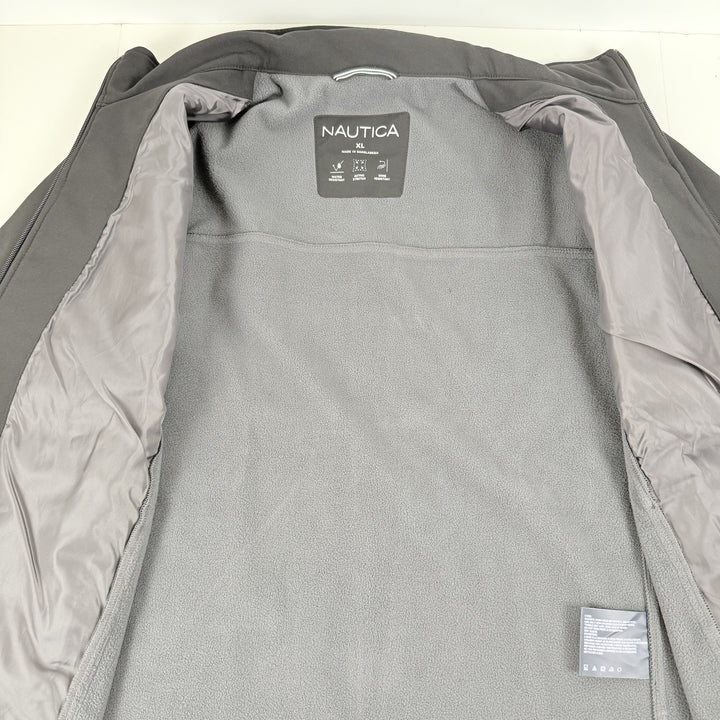 Translation missing: en.Nautica  Men's Flight Jacket Black Water &amp; Wind Resist Stretch Full Zip-XL