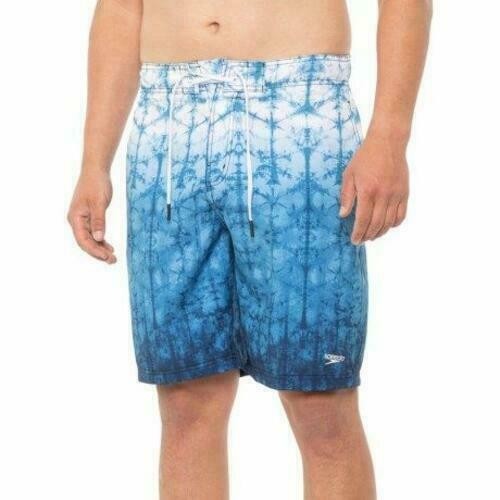 Translation missing: en.Speedo Men's Gradient Stretch 9" E-Board Shorts in Blue Lemonade-Sm